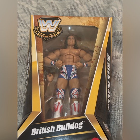 British Bulldog WWE Elite Collection Legends Series 29 Action Figure New in Box - Picture 2 of 5
